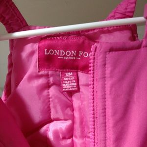 Pink snow pants